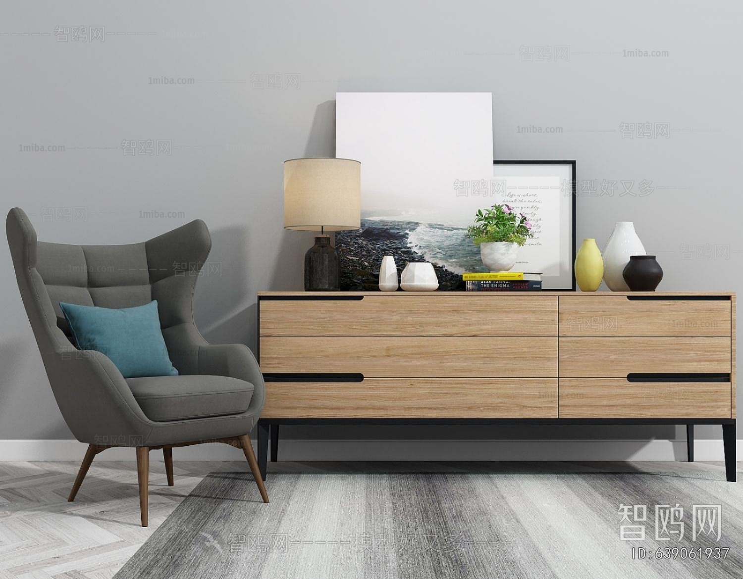 Nordic Style TV Cabinet