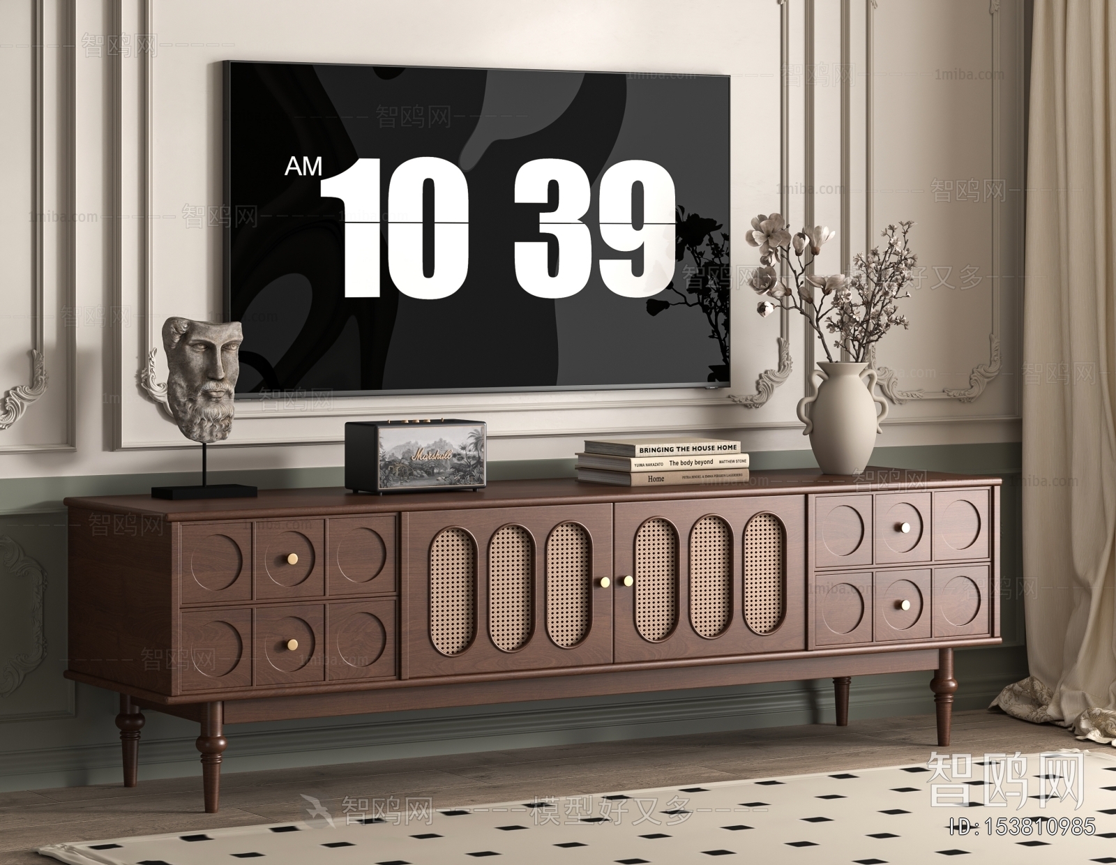 French Style TV Cabinet