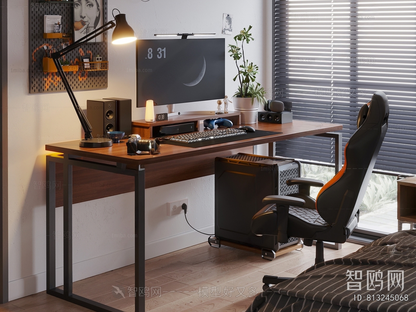 Modern Computer Desk And Chair