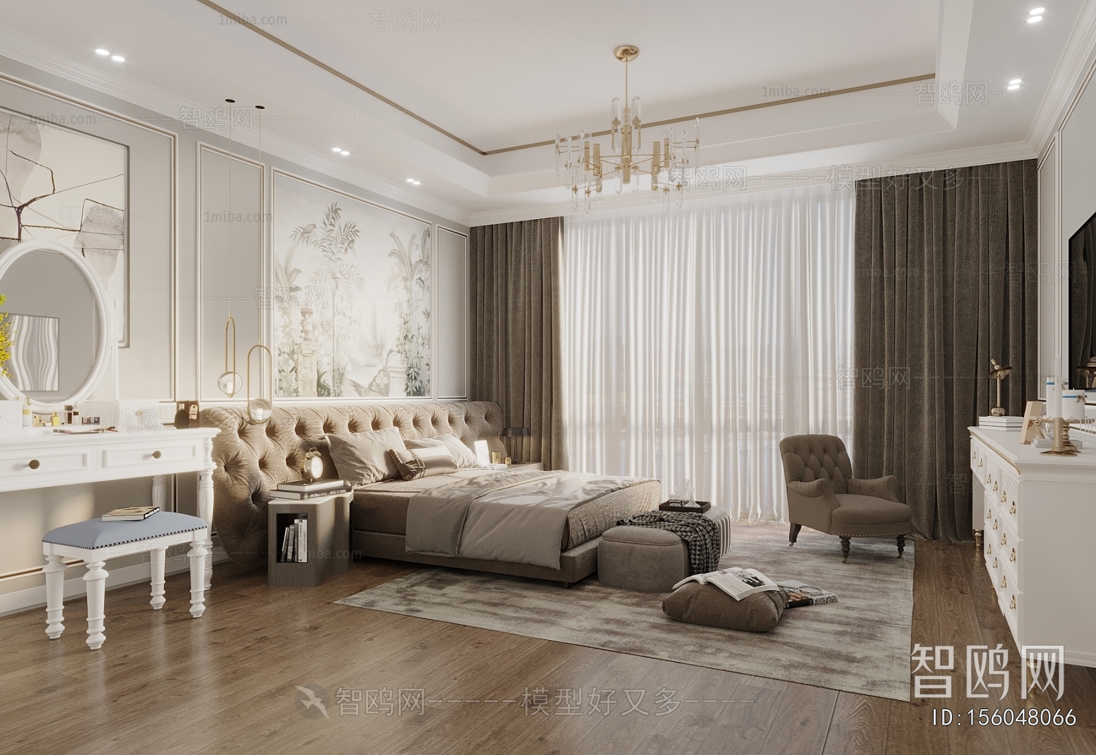 American Style Bedroom