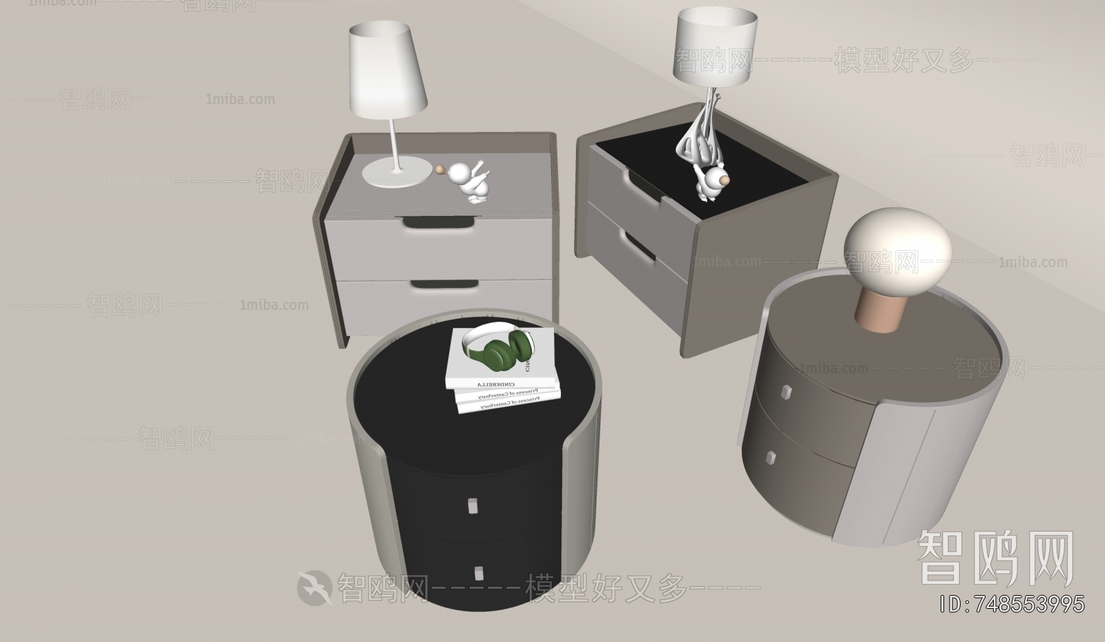 Modern Bedside Cupboard