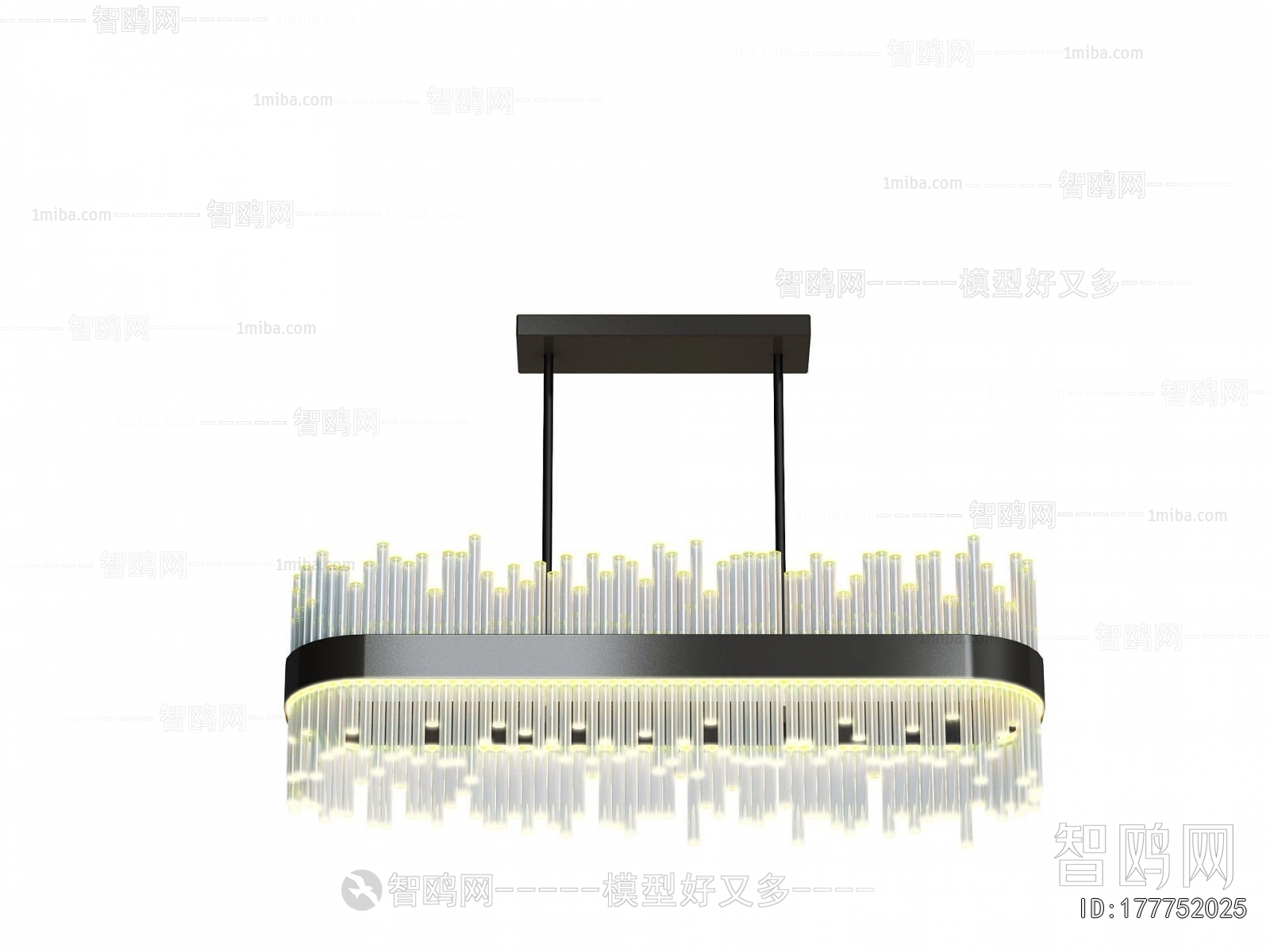Modern Long Chandelier