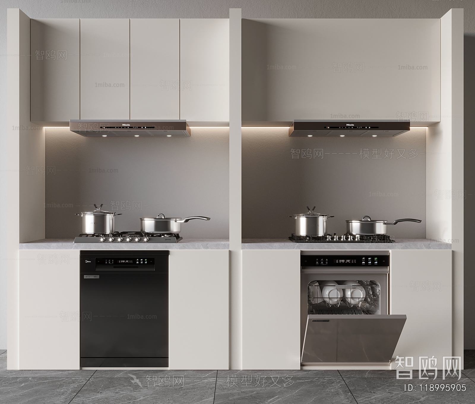 Modern Kitchen Electric Gas Range