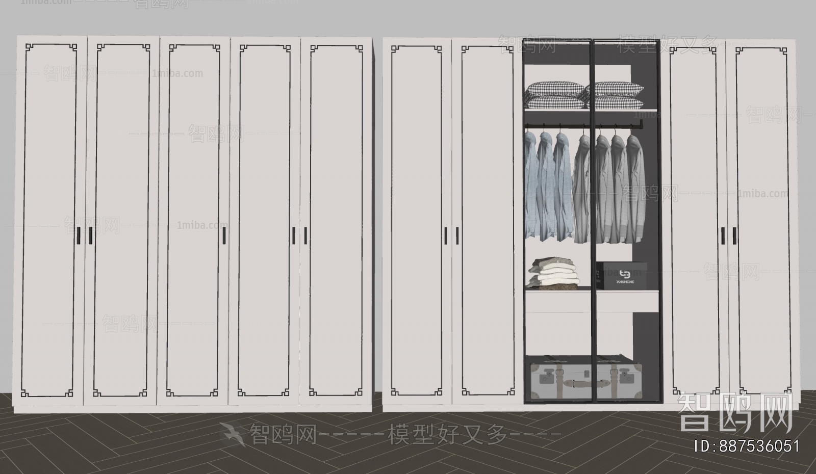 New Chinese Style The Wardrobe