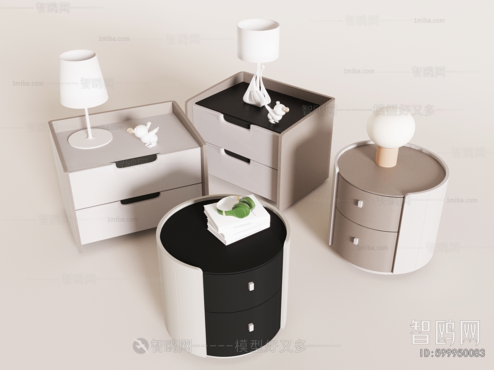 Modern Bedside Cupboard