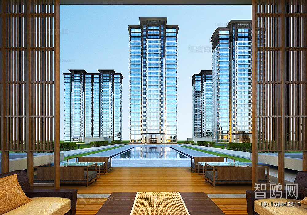 New Chinese Style Chinese Style Residential Building