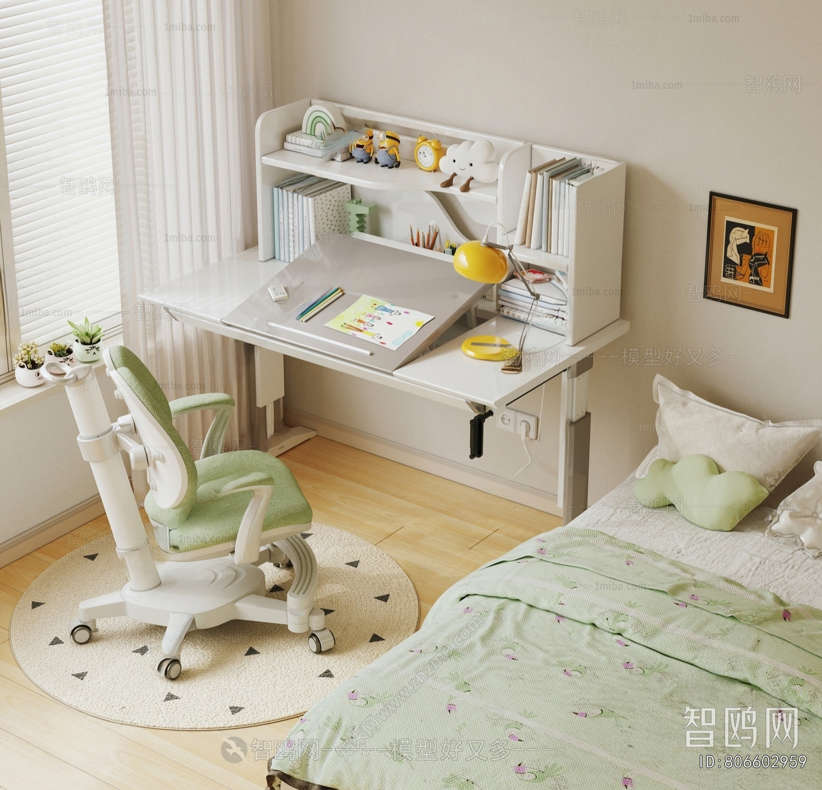 Modern Computer Desk And Chair