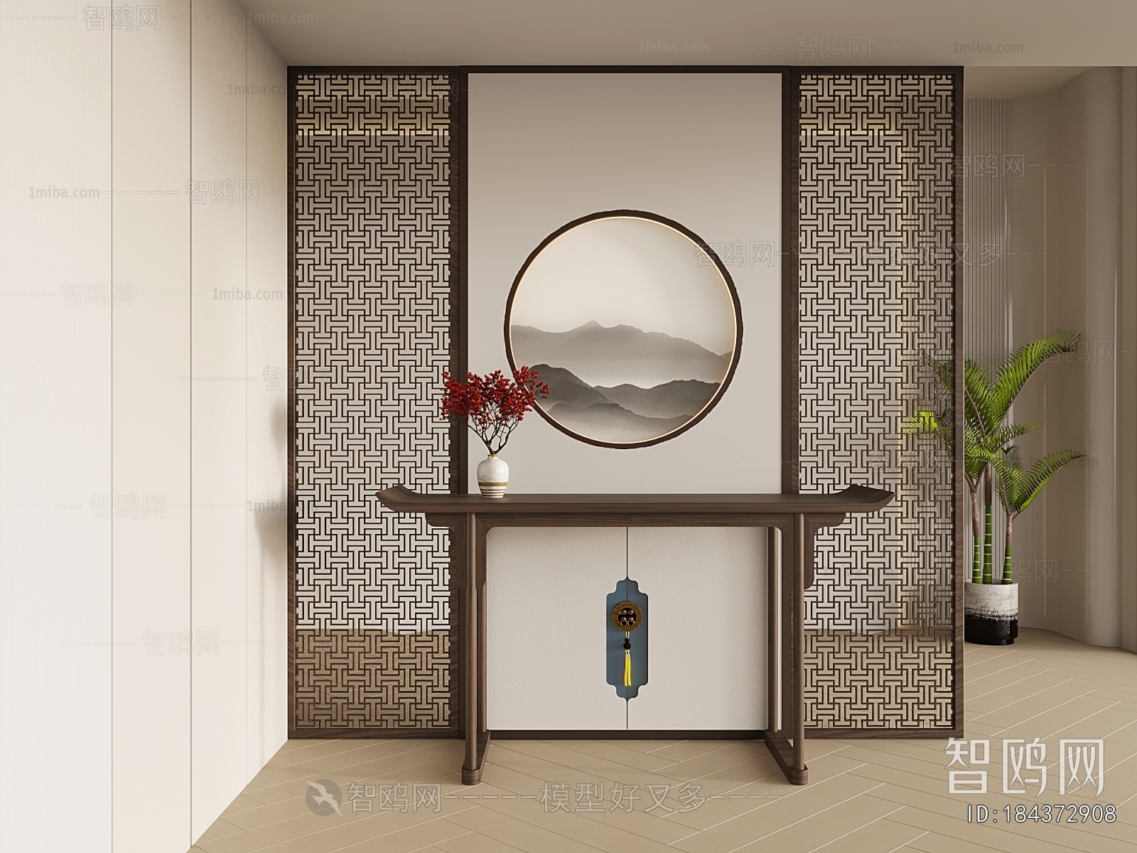 New Chinese Style Hallway