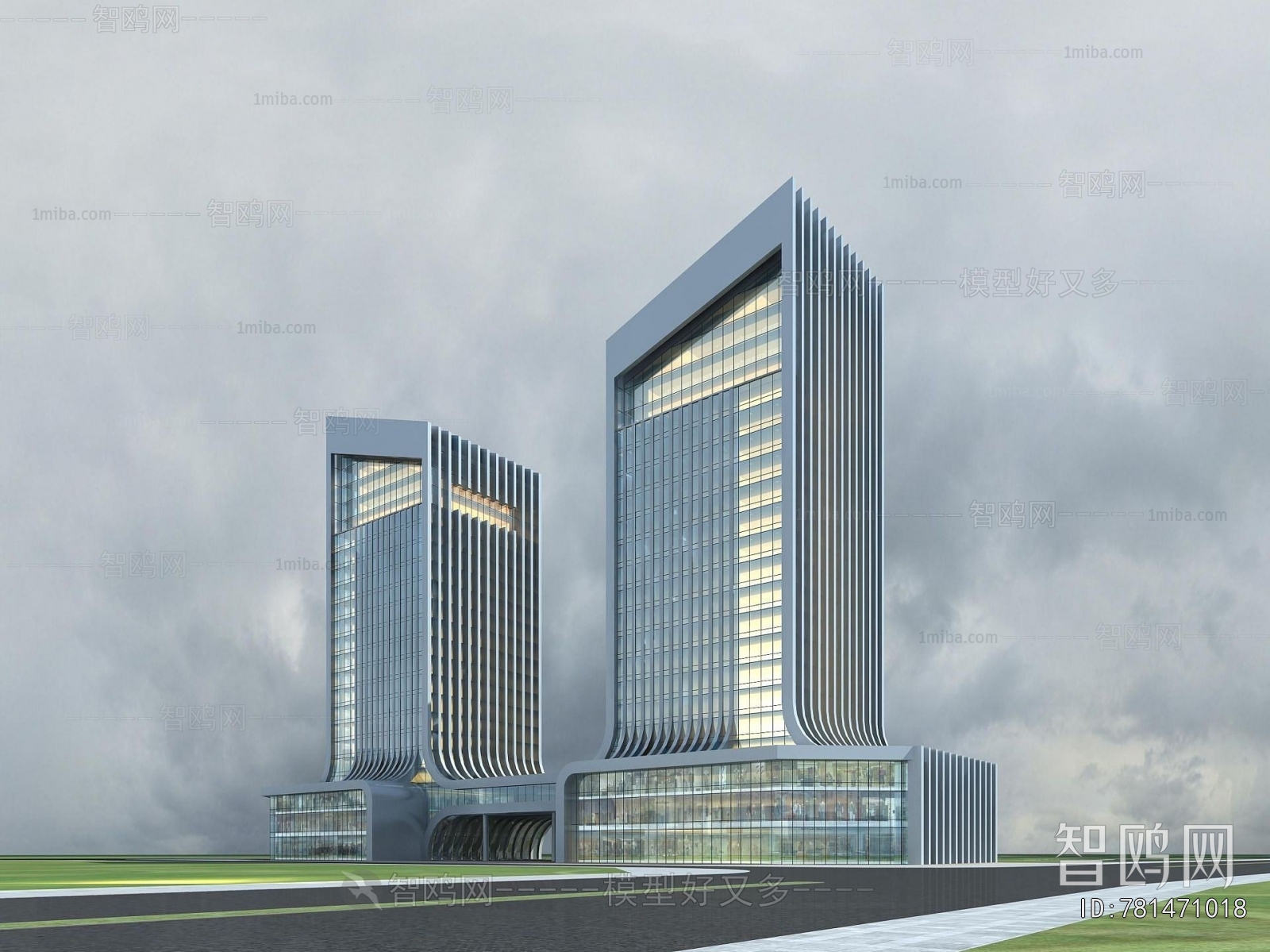 Modern Appearance Of Commercial Building