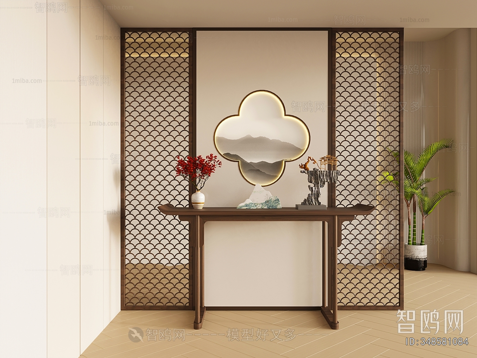 New Chinese Style Hallway