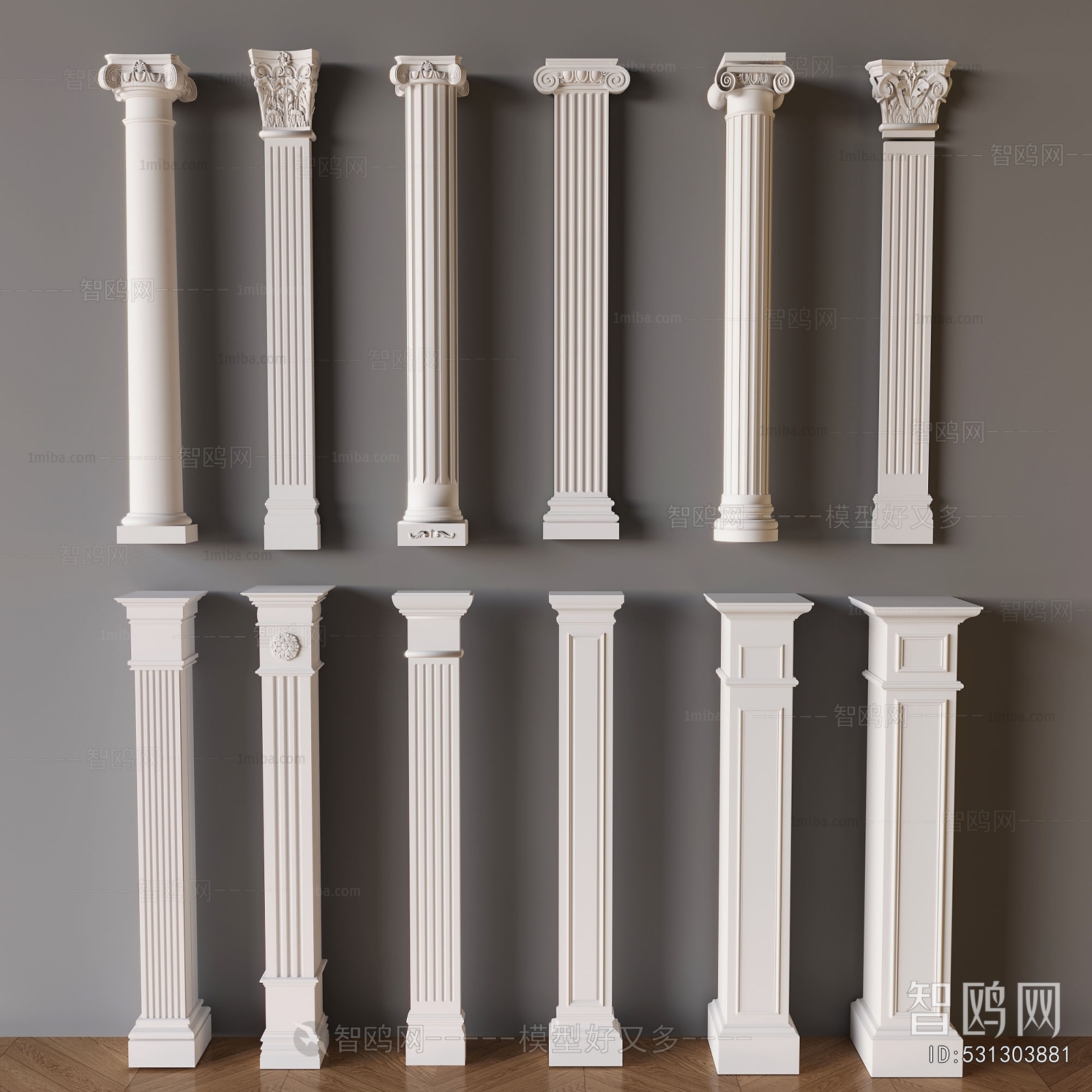 European Style Roman Pillar