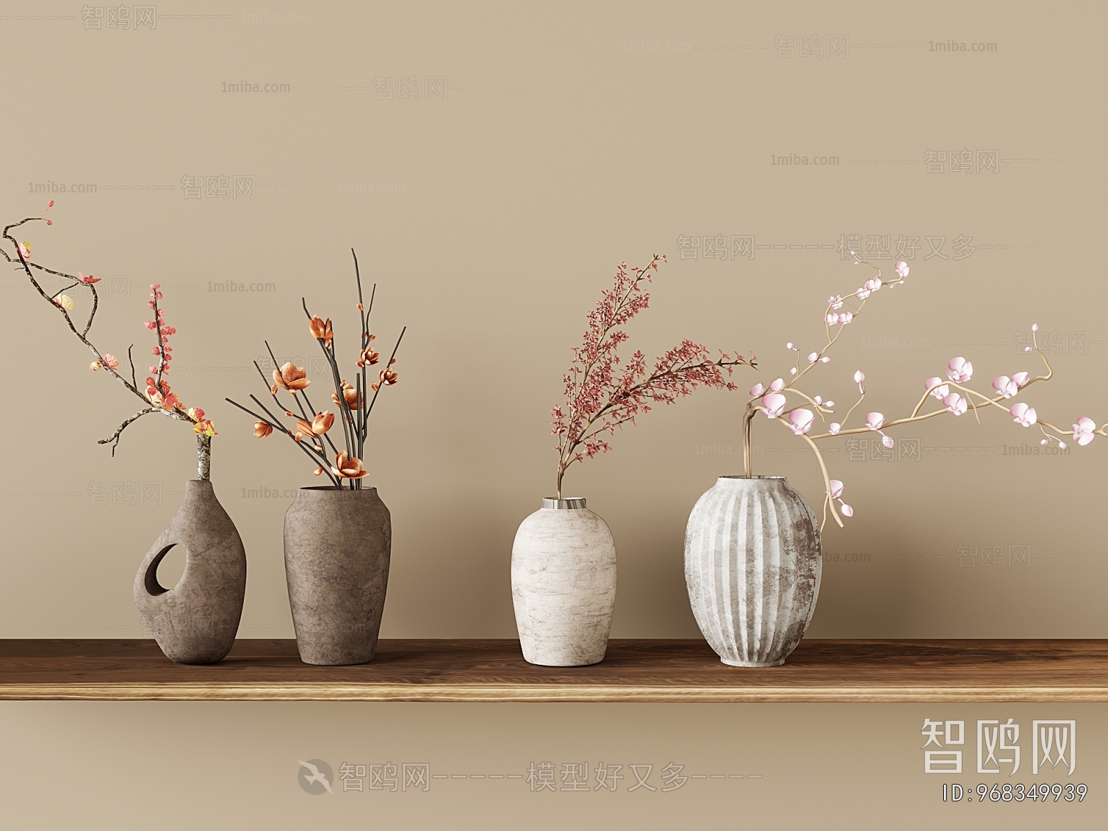 Wabi-sabi Style Clay Pot