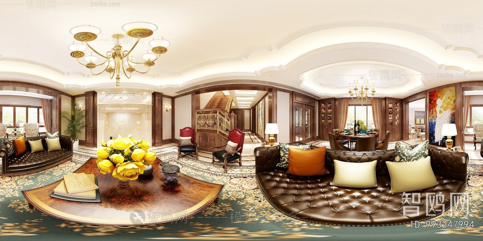 American Style A Living Room