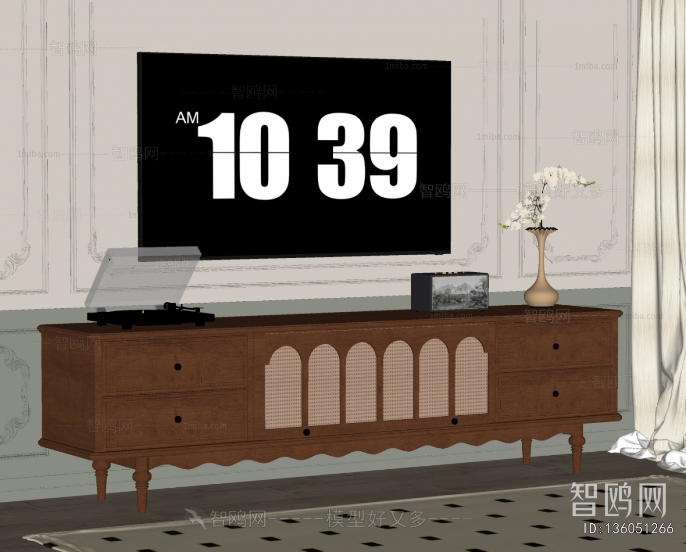 French Style TV Cabinet