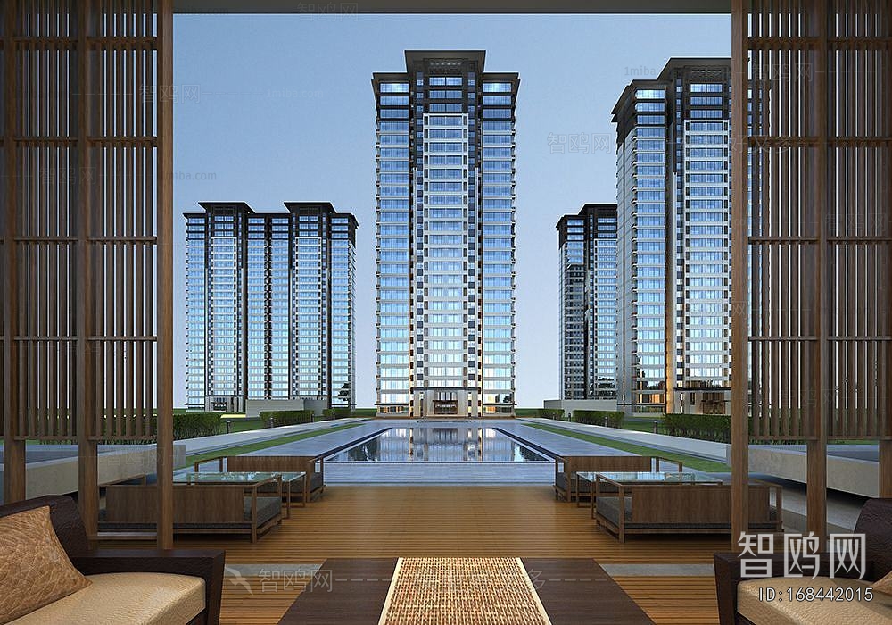 New Chinese Style Chinese Style Residential Building