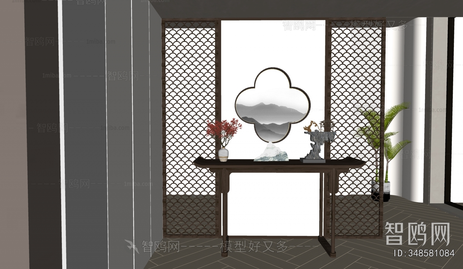 New Chinese Style Hallway