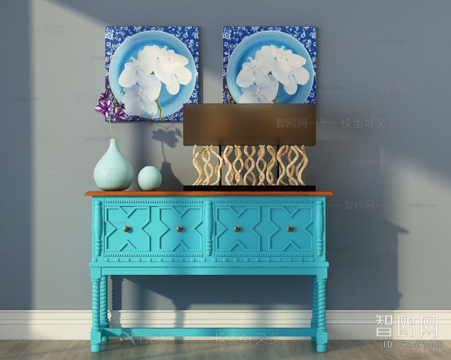 European Style Side Cabinet