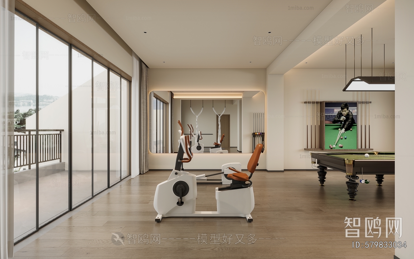 Modern Home Fitness Room