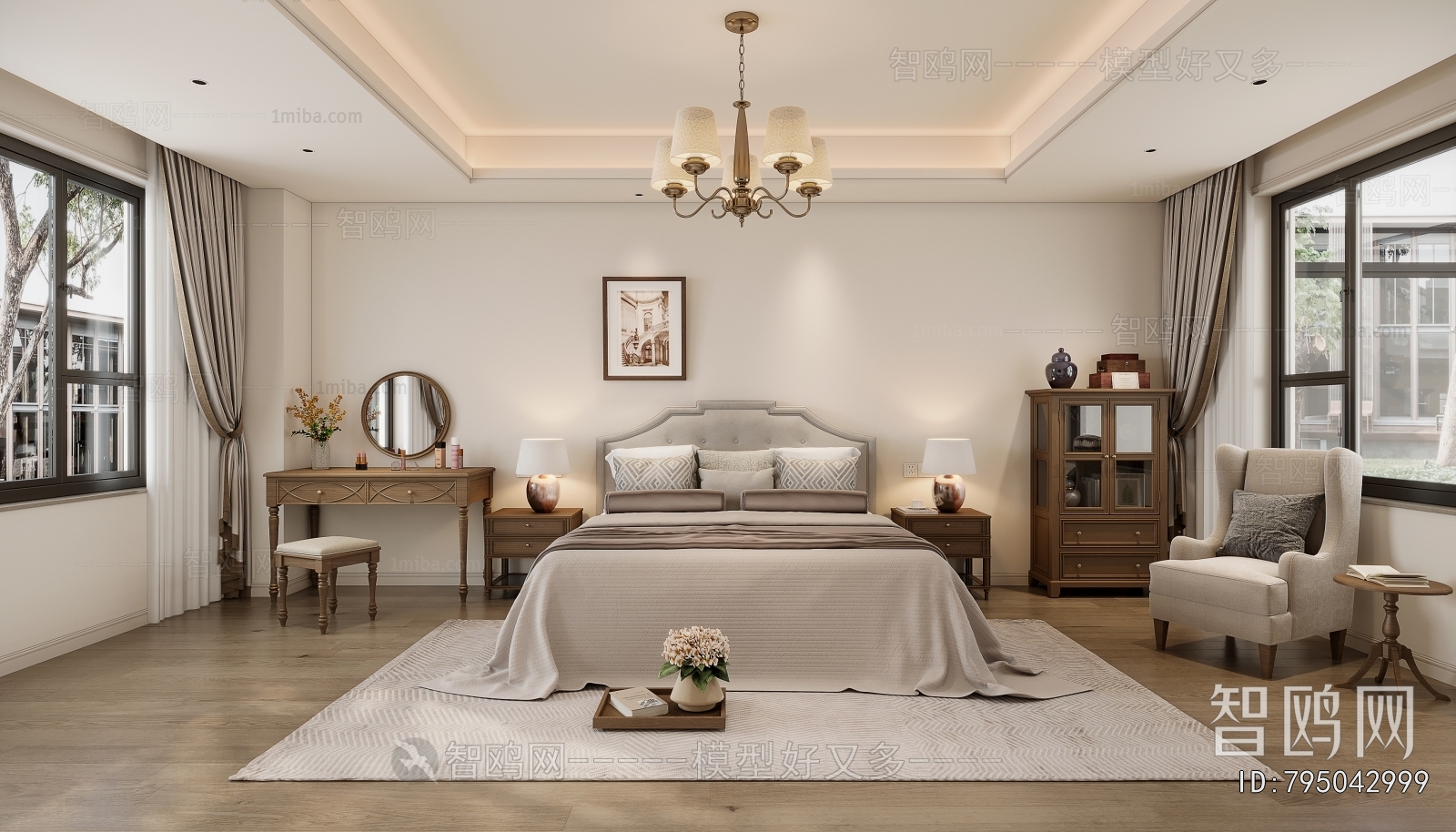 American Style Bedroom