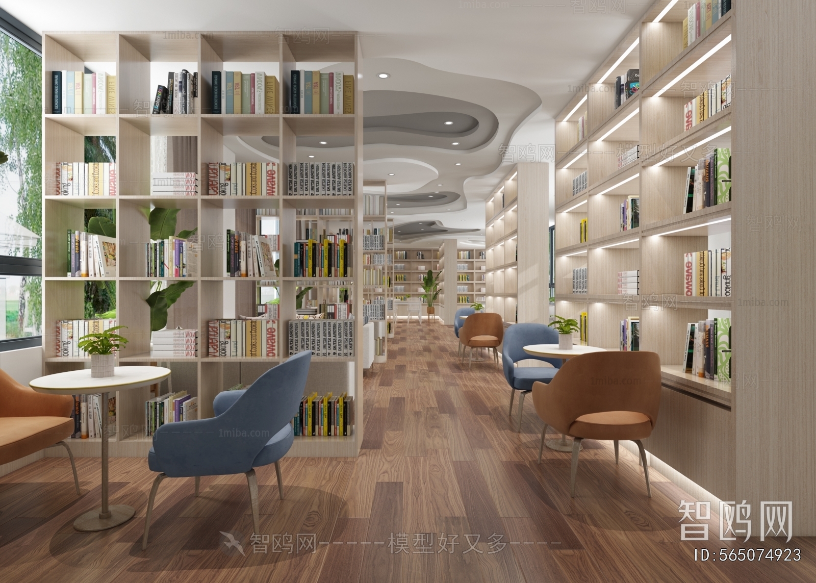 Modern Bookstore Book Bar