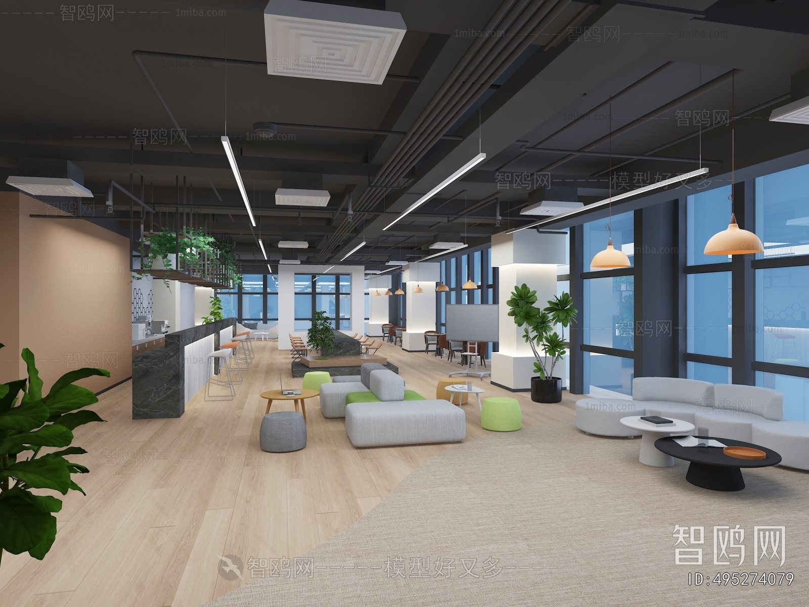 Modern Office Rest Area