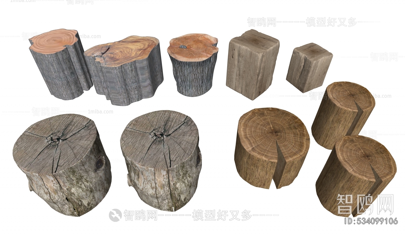 Wabi-sabi Style Stool