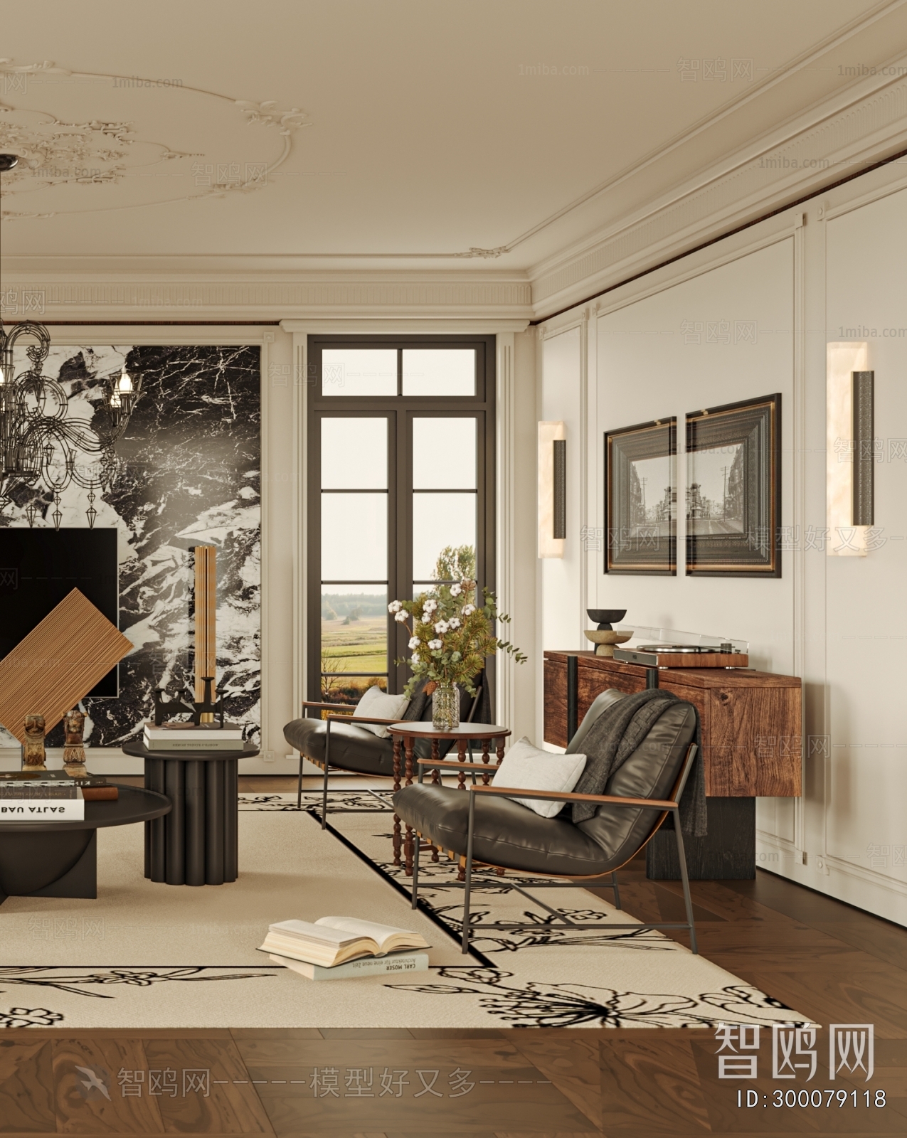 French Style A Living Room