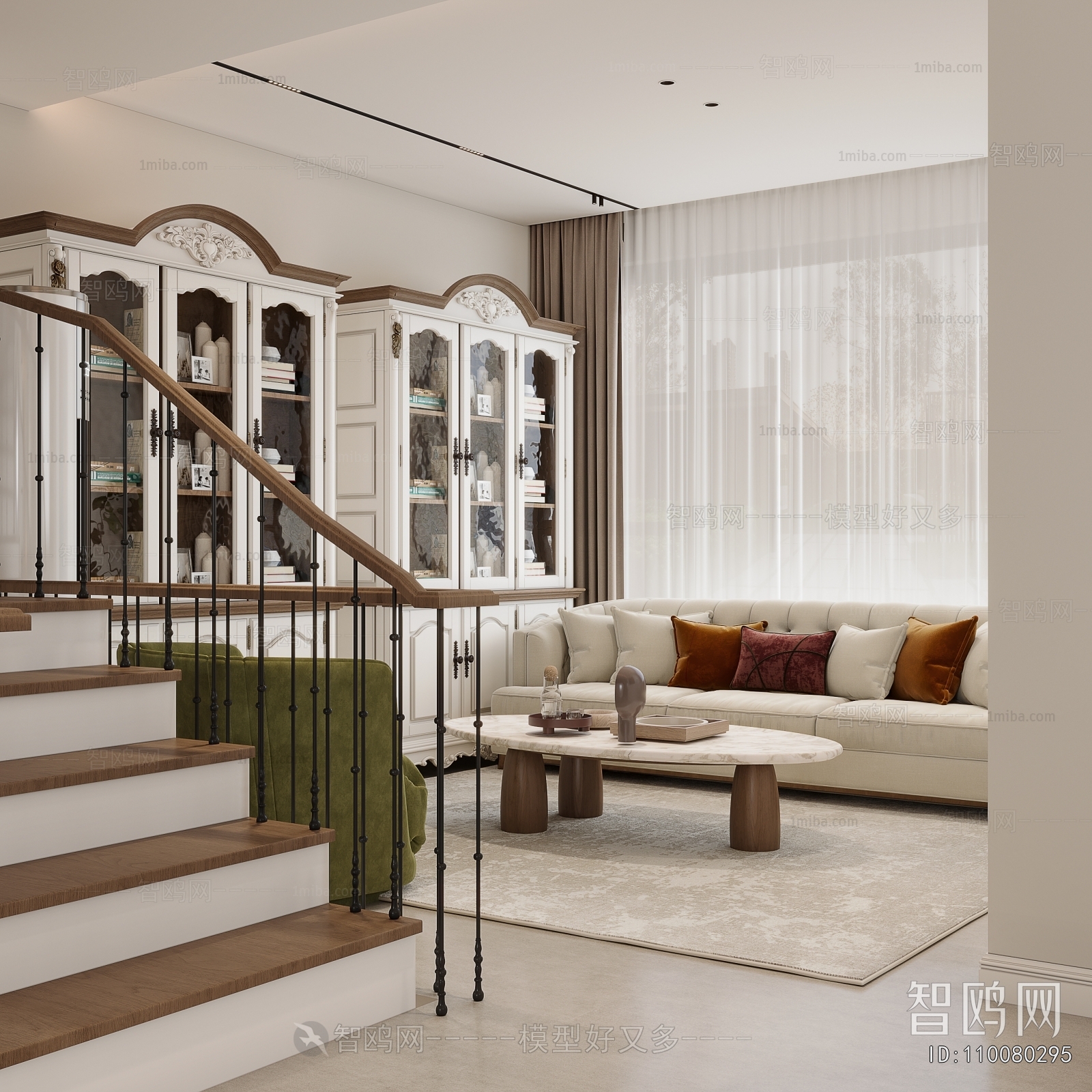 American Style A Living Room