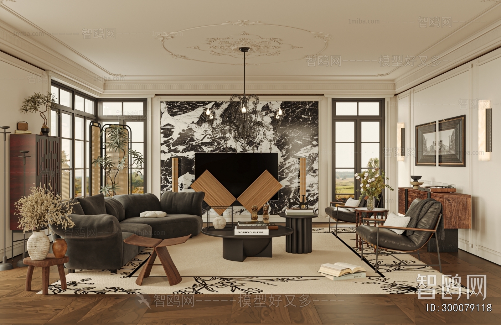 French Style A Living Room