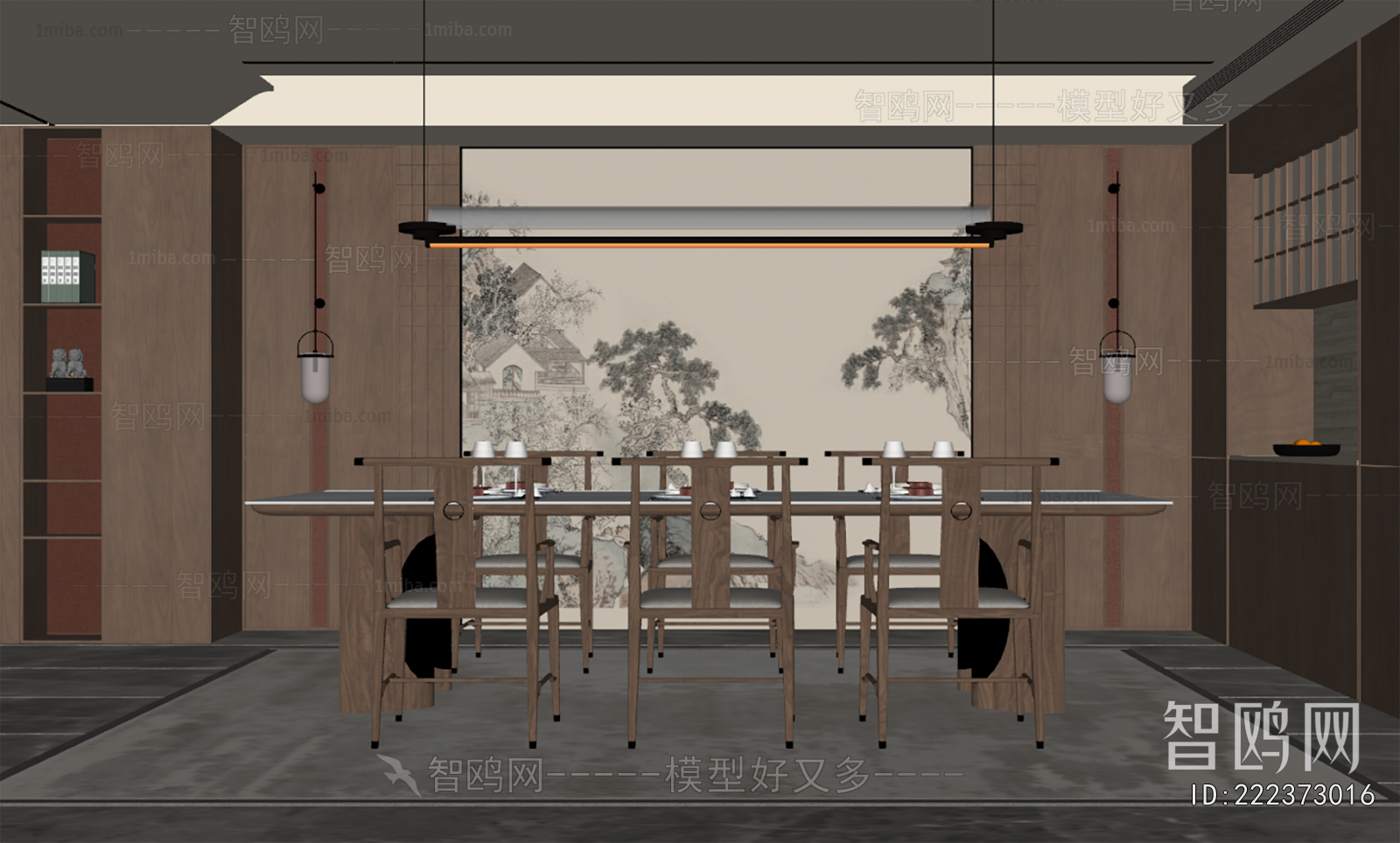 New Chinese Style Dining Room