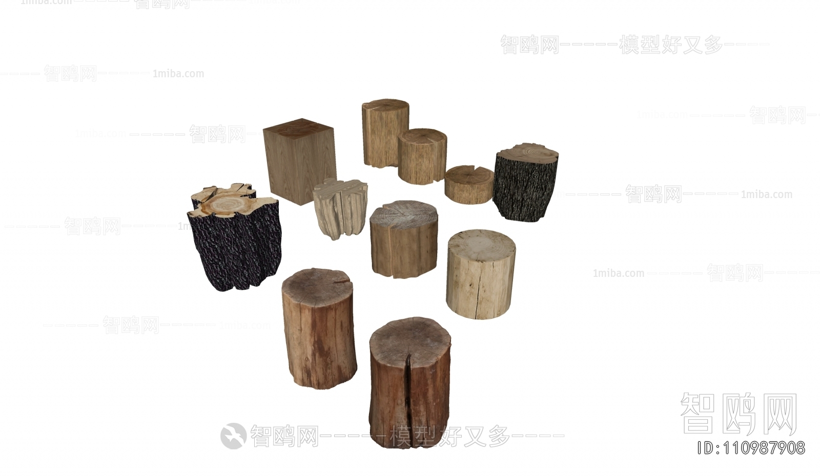 Wabi-sabi Style Stool