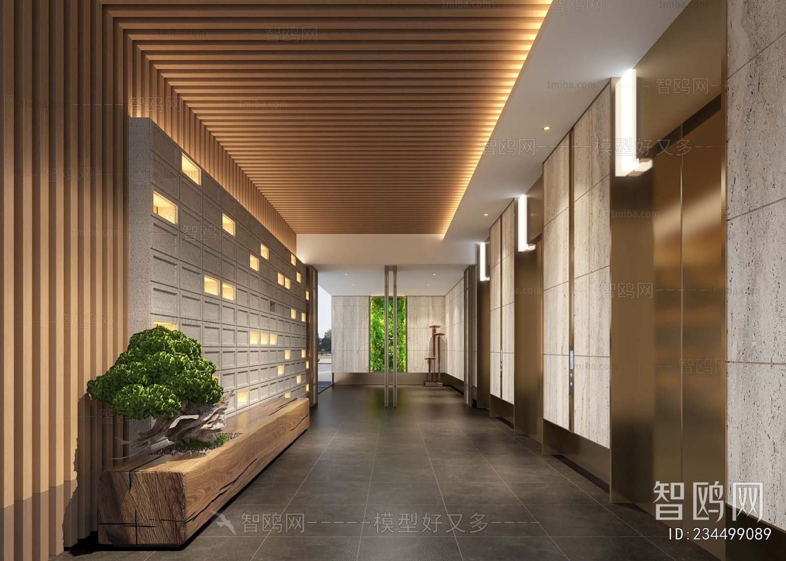 Modern Elevator Hall