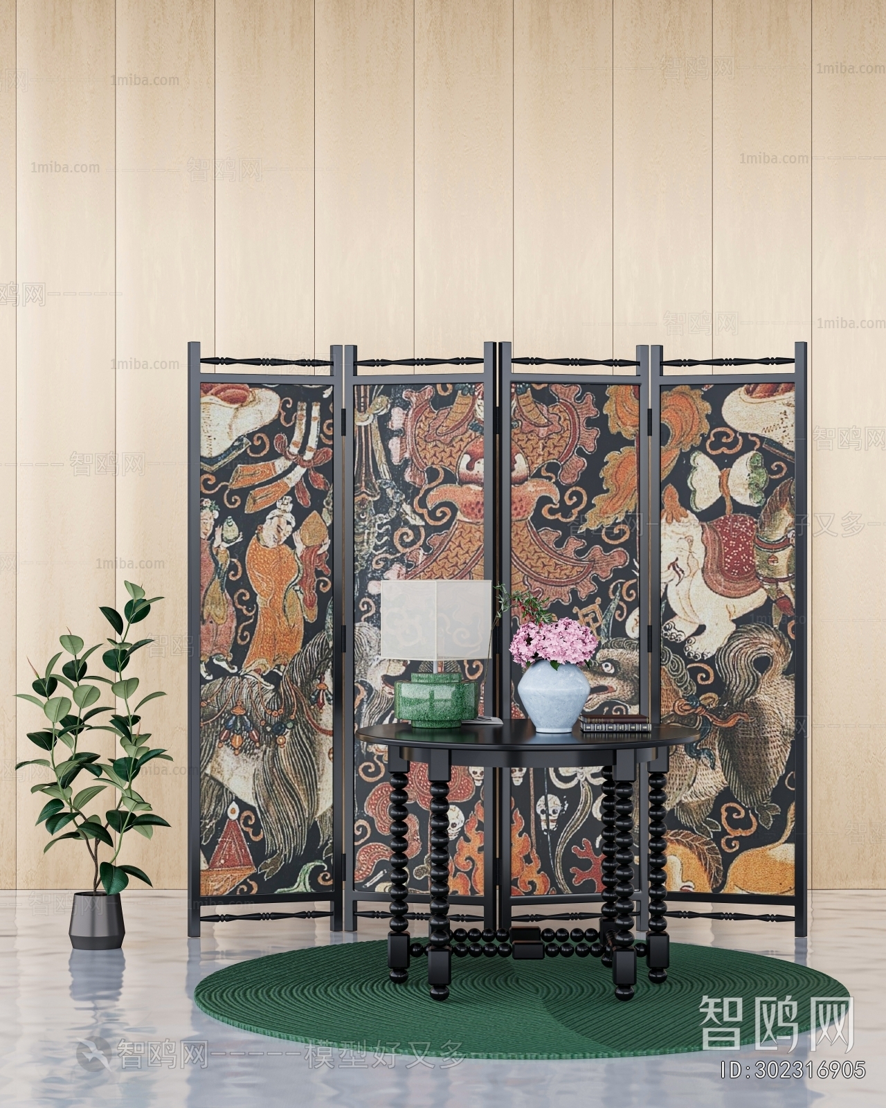 New Chinese Style Hallway