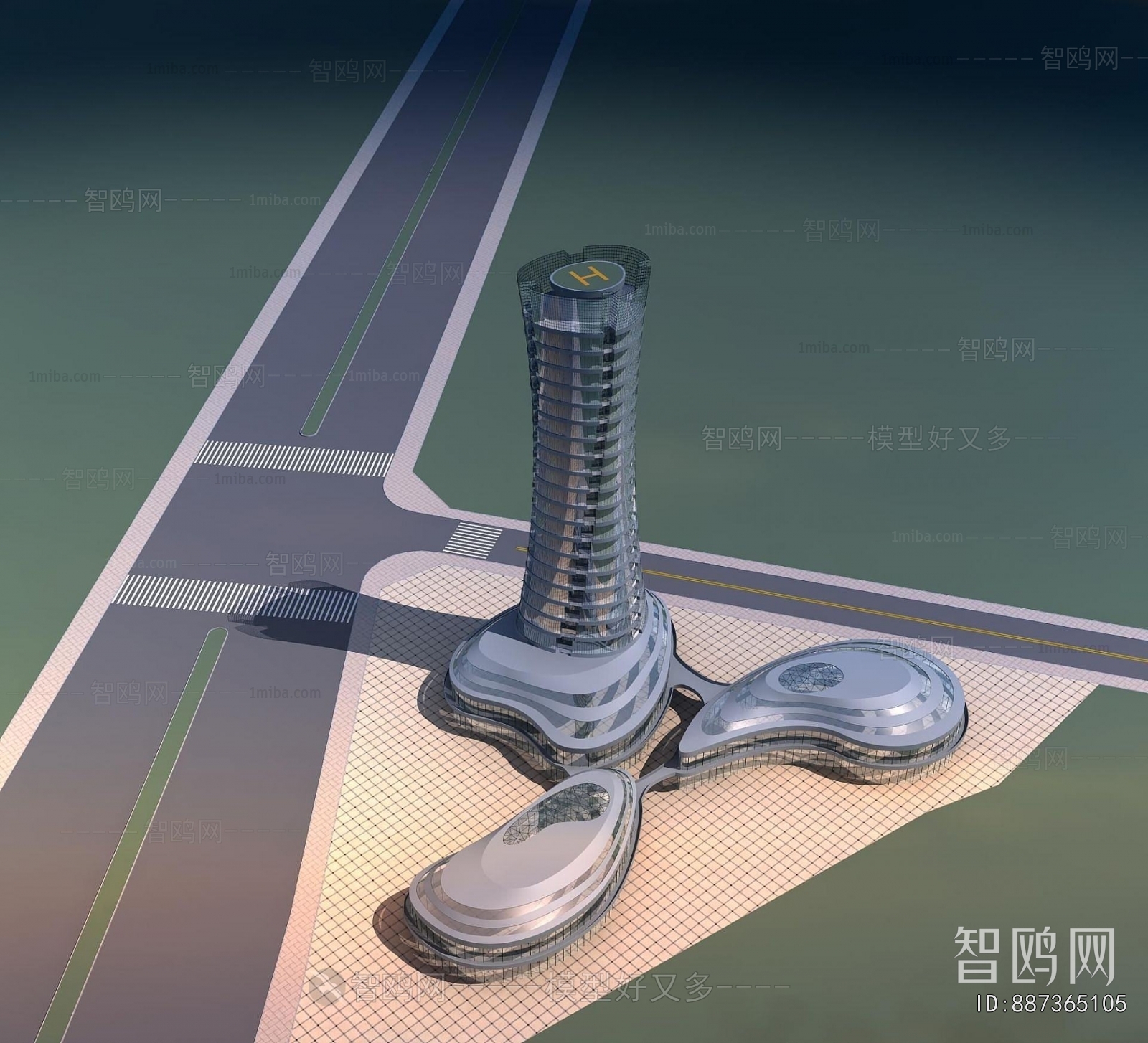 Modern Appearance Of Commercial Building