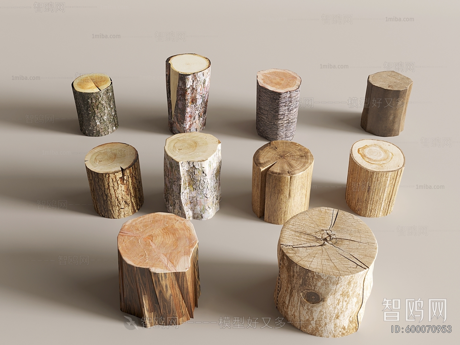 Wabi-sabi Style Stool
