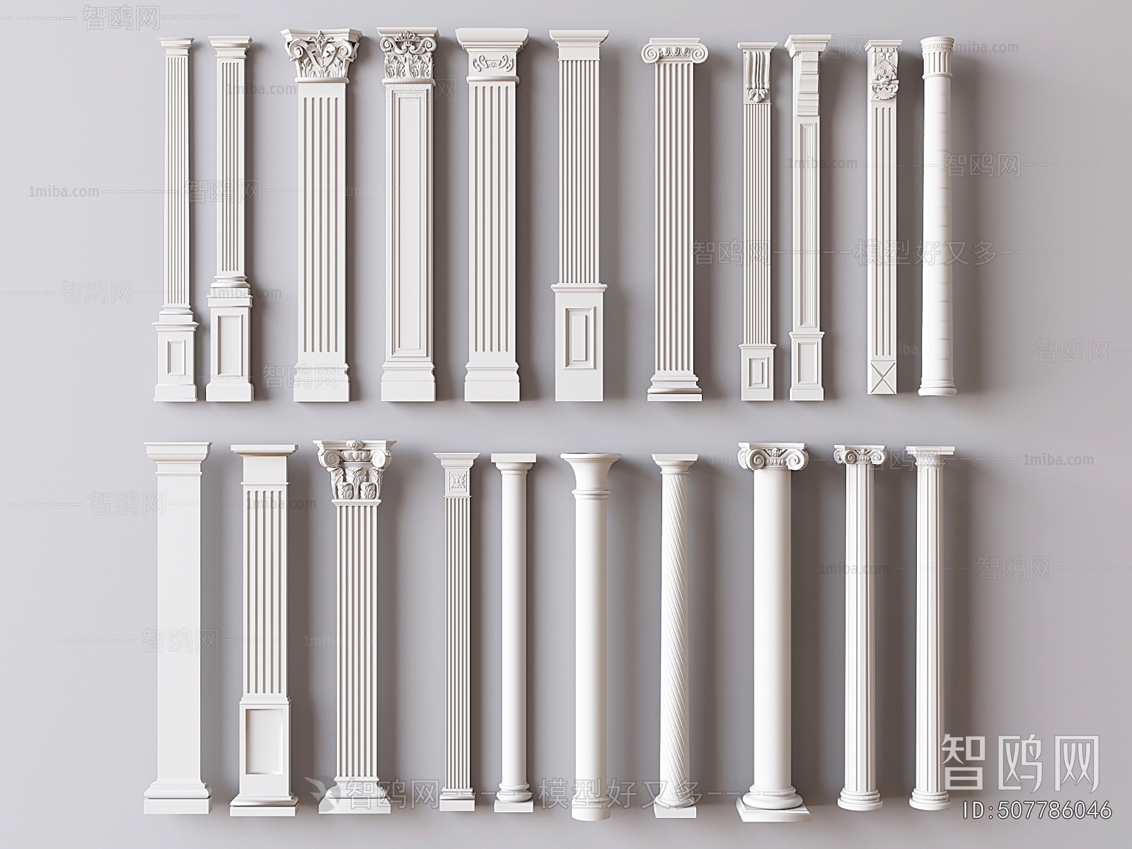 European Style Roman Pillar