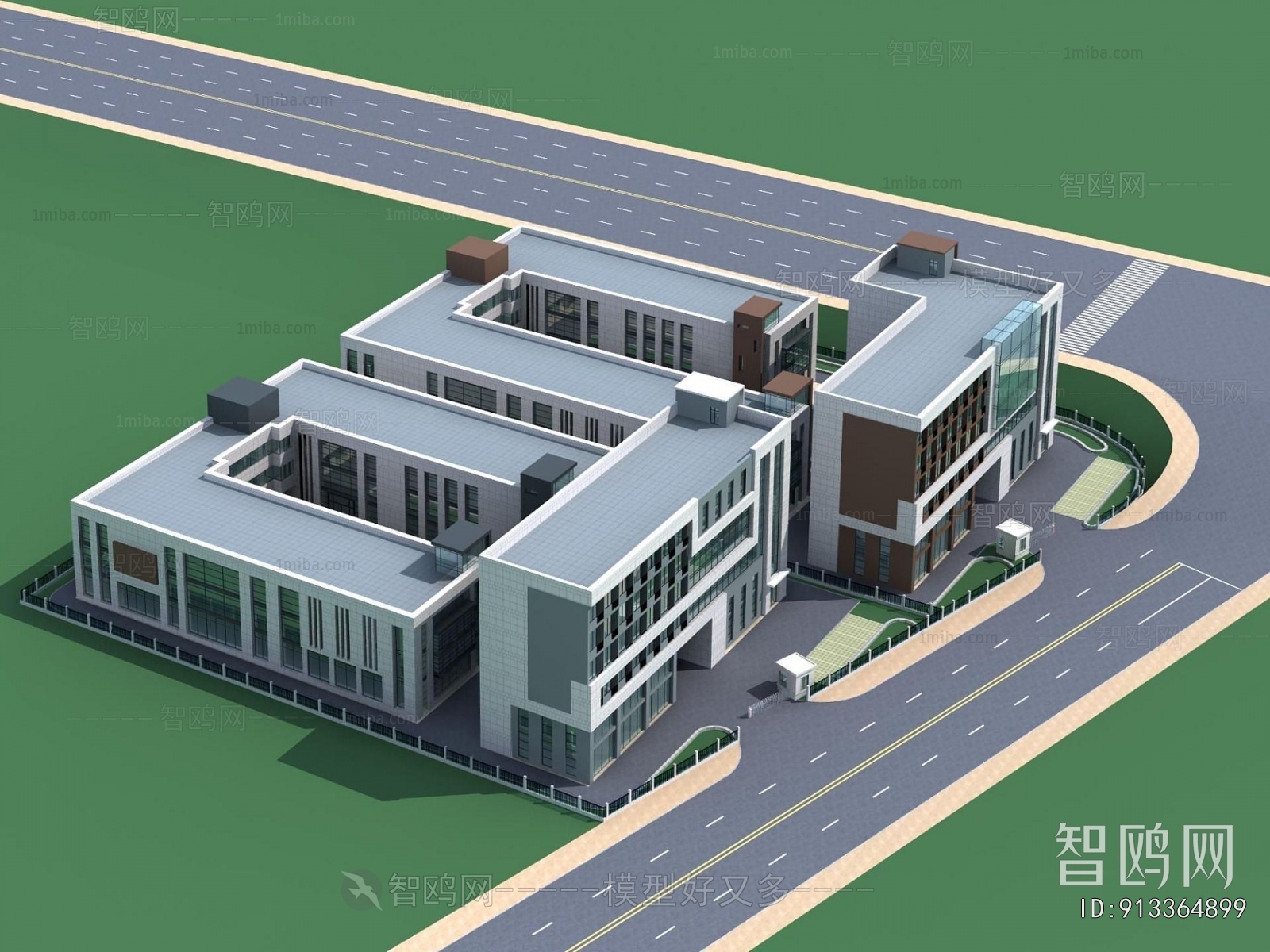 Modern School Building