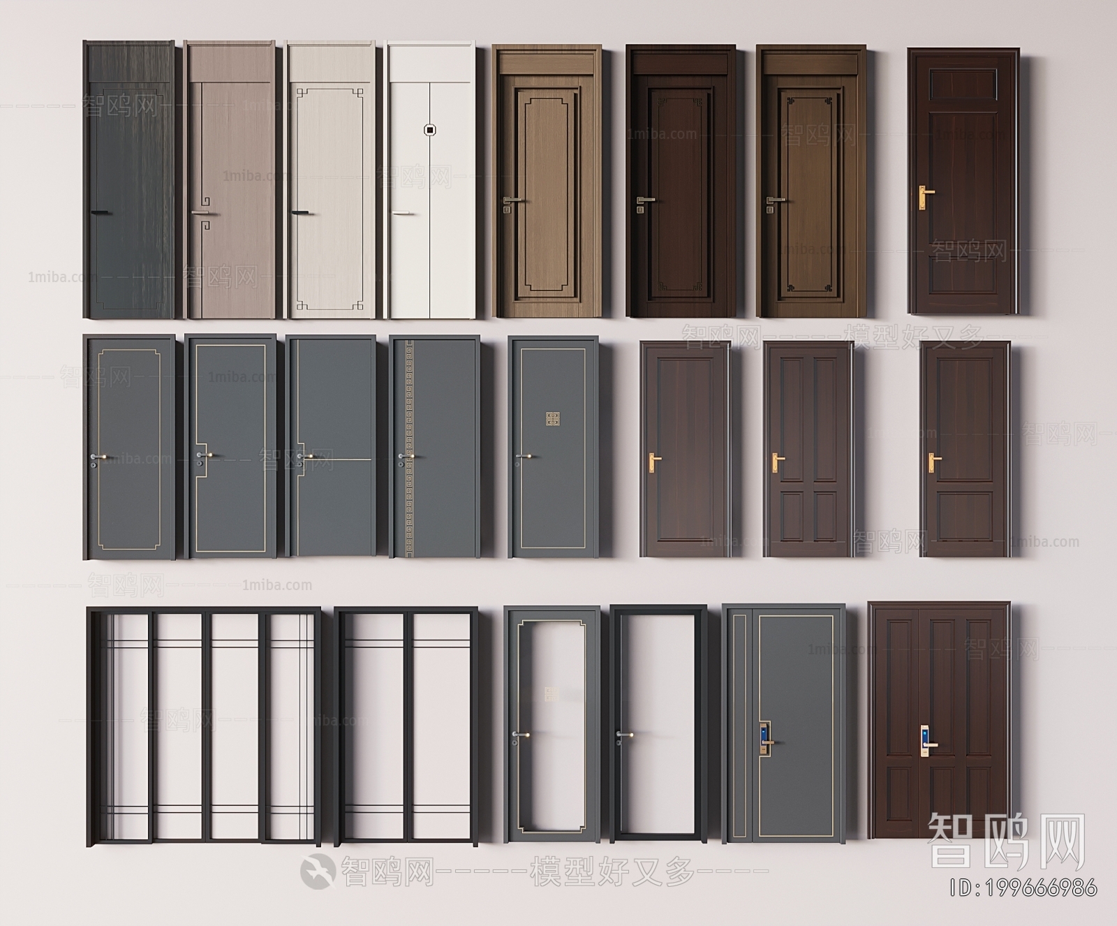 New Chinese Style Door