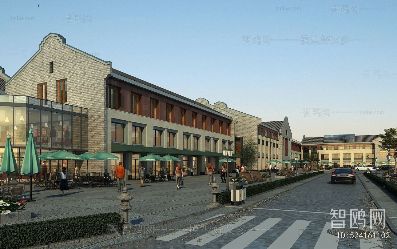 New Chinese Style Commercial Street