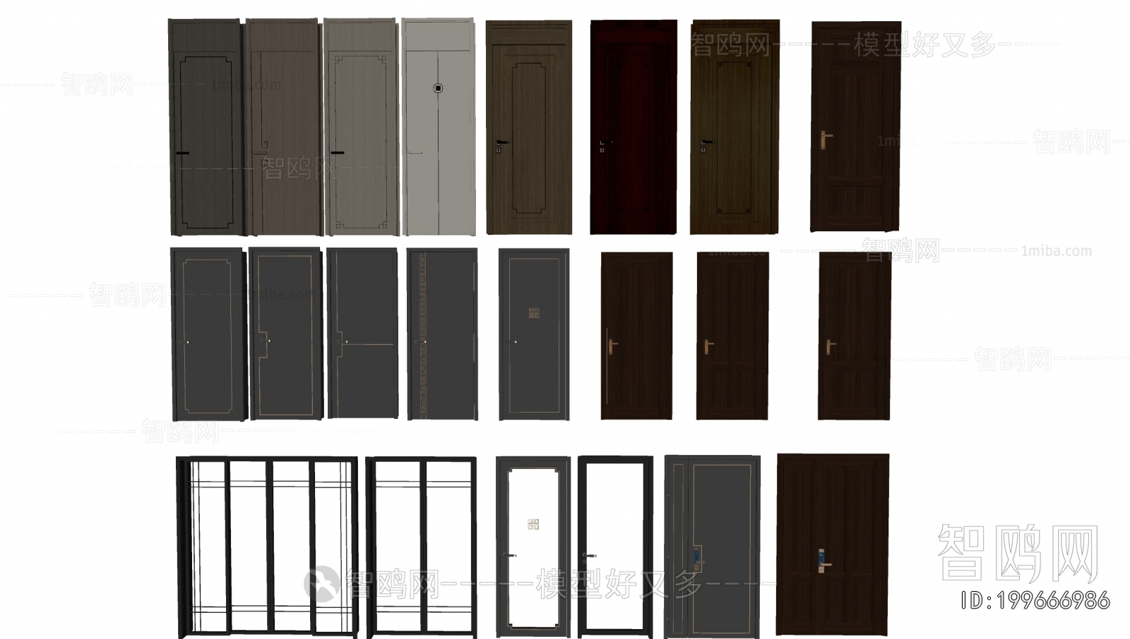 New Chinese Style Door