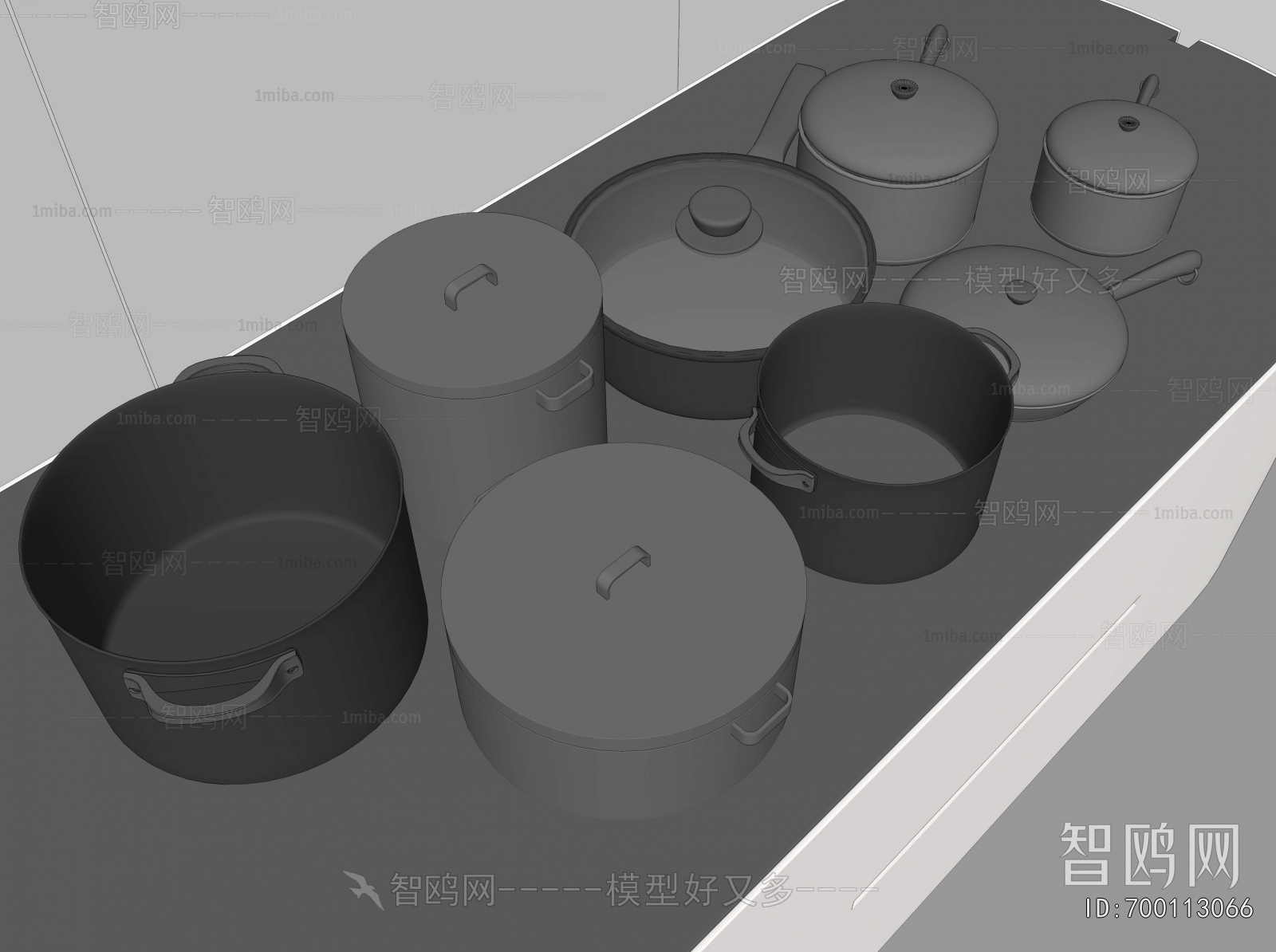 现代锅具组合