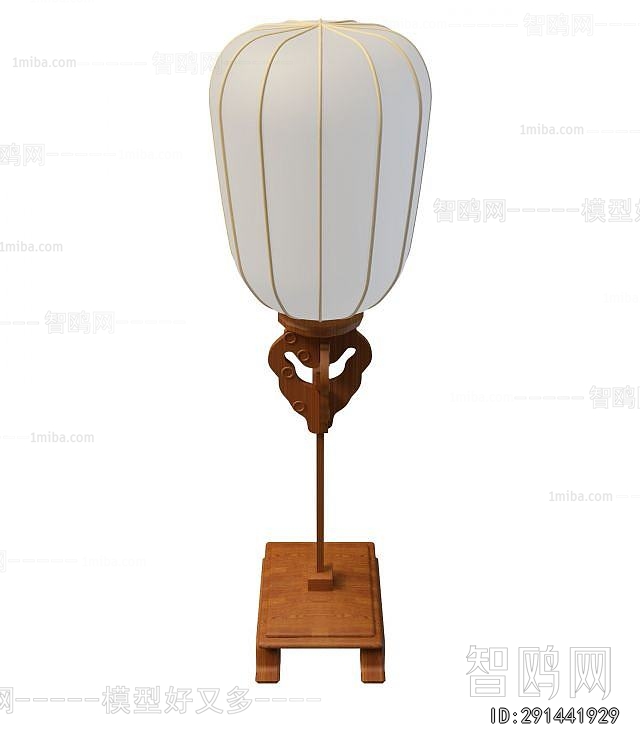 New Chinese Style Floor Lamp