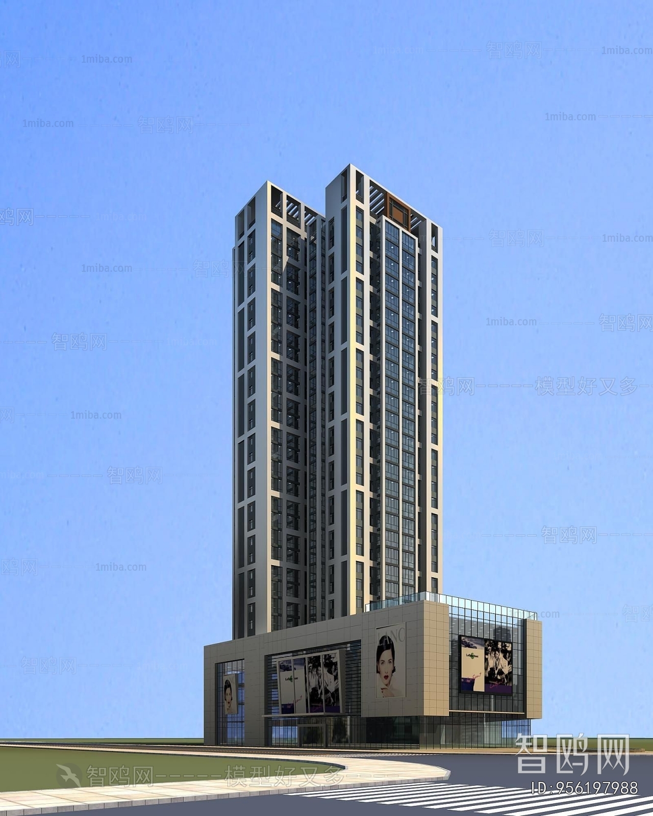 Modern Appearance Of Commercial Building