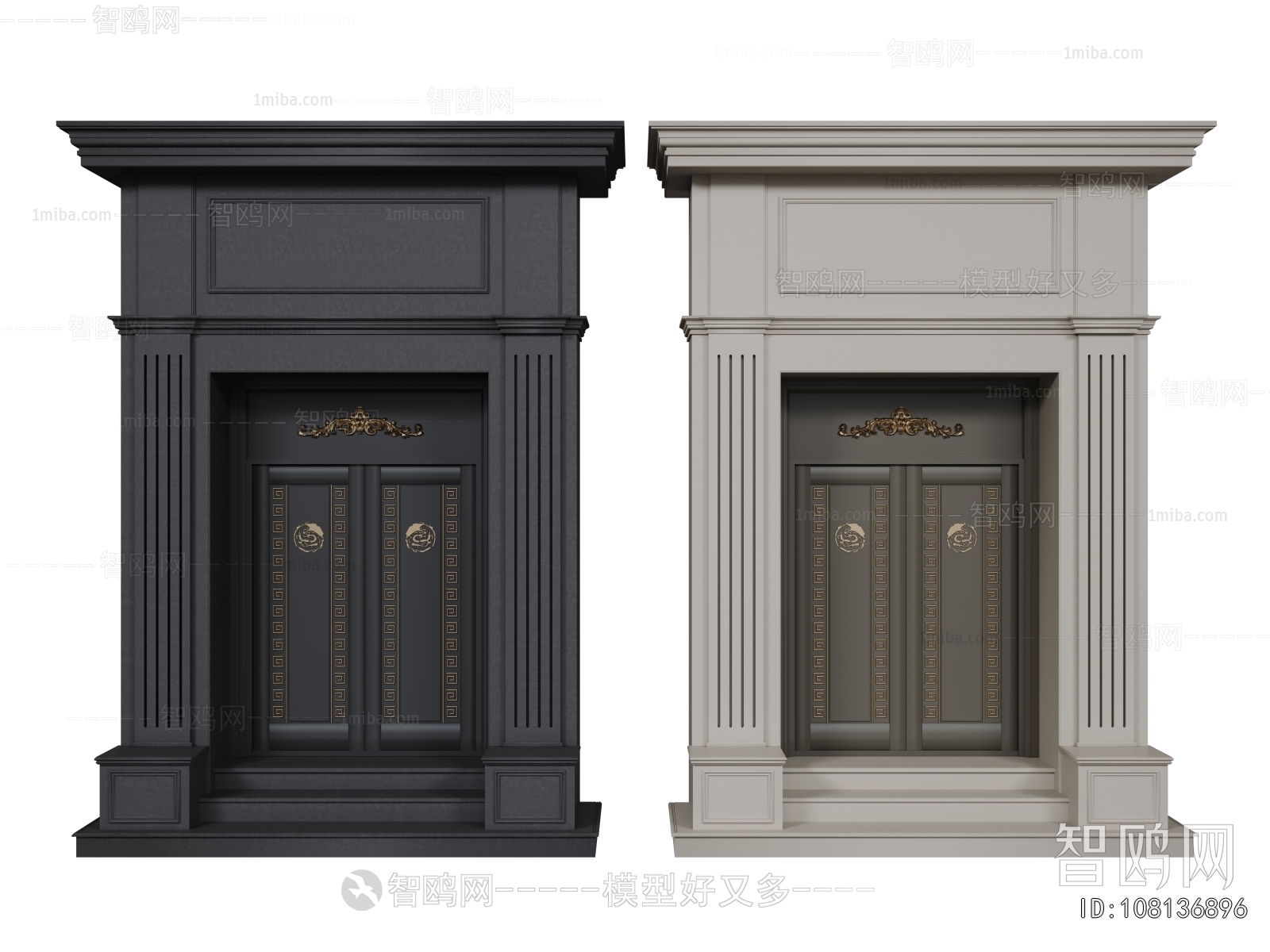 French Style Double Door