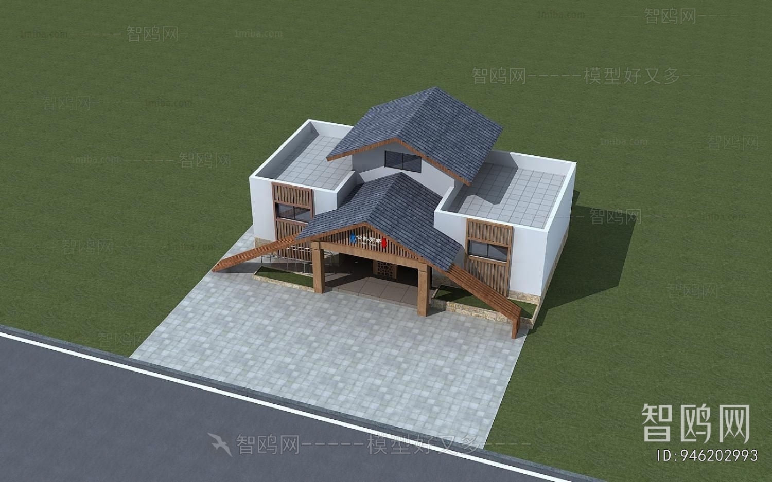 New Chinese Style Public Building