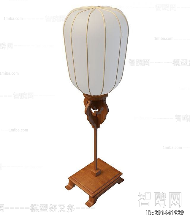 New Chinese Style Floor Lamp