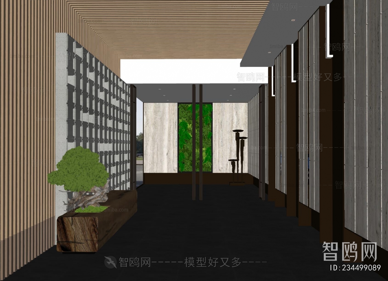 Modern Elevator Hall