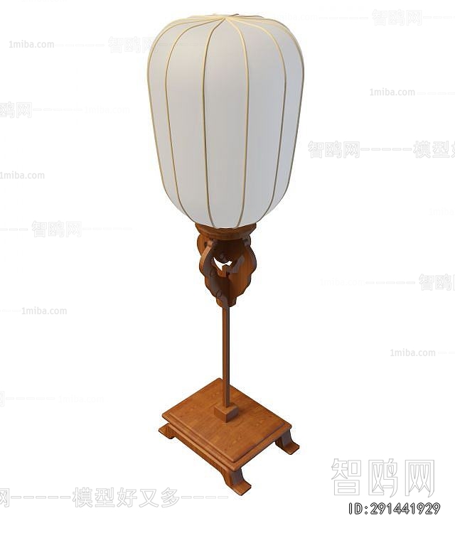 New Chinese Style Floor Lamp
