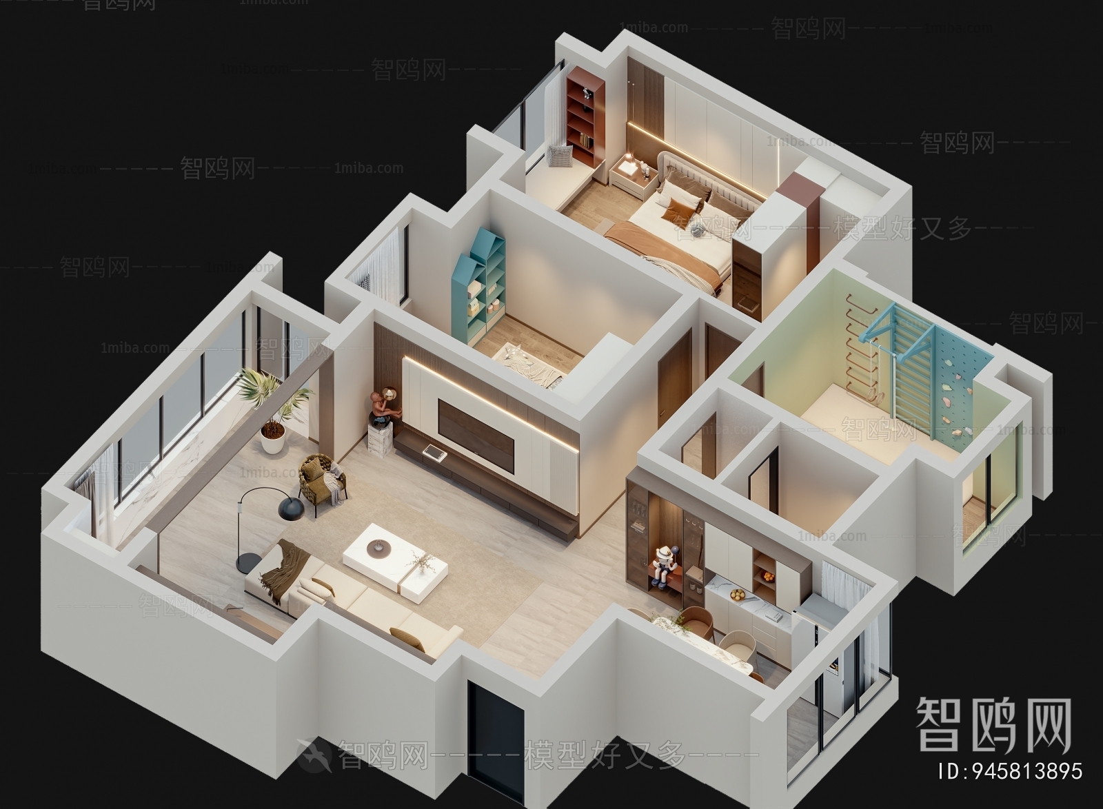 Modern A Bird's-eye View Of Home Decoration