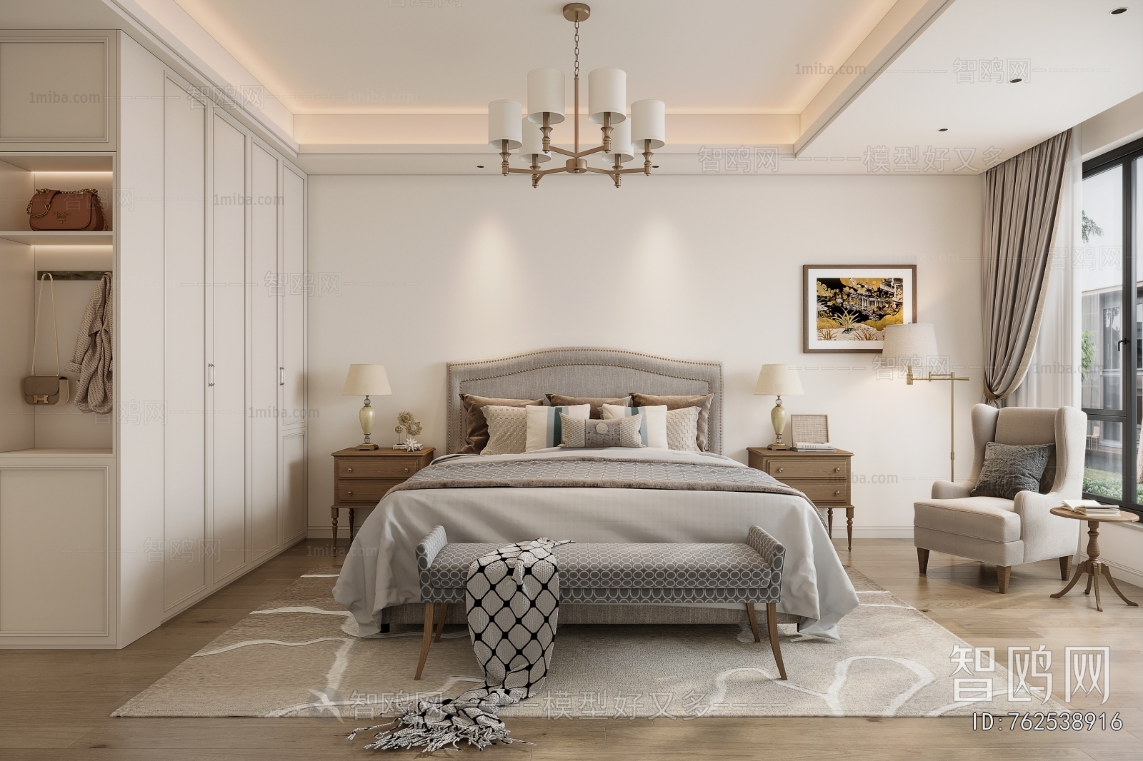 American Style Bedroom